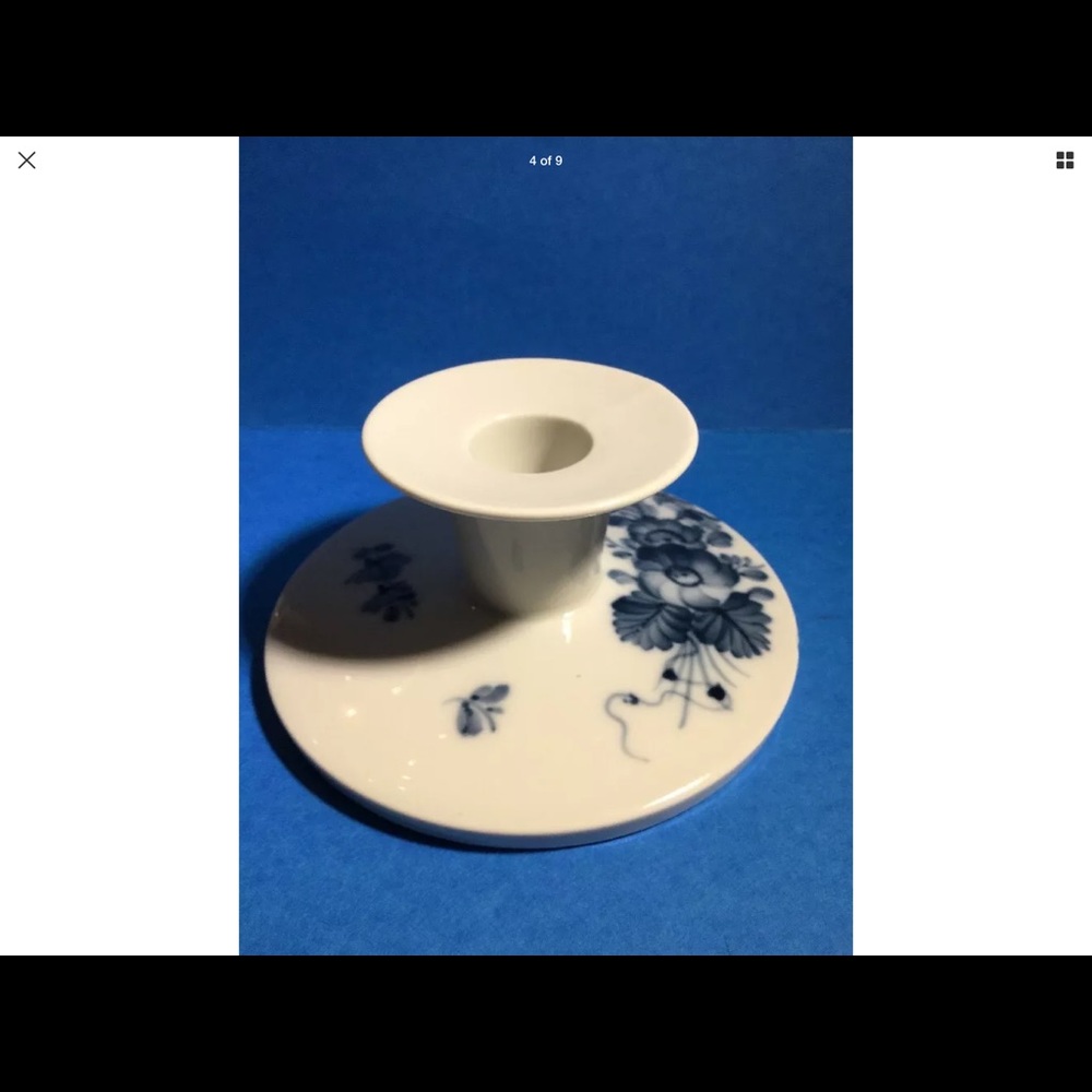 Royal Copenhagen Taper Candlestick Holder NUMBERED - Picture 5 of 7